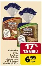 Carrefour Chleb tostowy pszenny Schulstad oferta