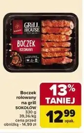Carrefour Boczek rolowany Sokołów Grill House oferta