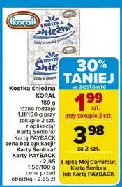 Carrefour Lód śmietankowy Koral Kostka Śnieżna oferta