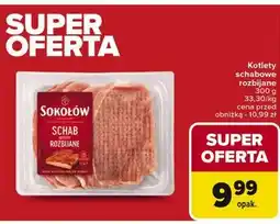Carrefour Schab kotlety rozbijane Sokołów oferta