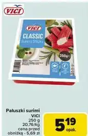 Carrefour Paluszki krabowe surimi Vici oferta