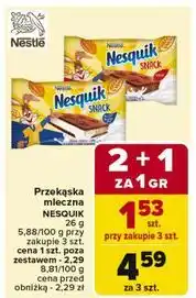 Carrefour Przekąska mleczna Nesquik oferta