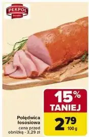Carrefour Polędwica łososiowa Pekpol oferta