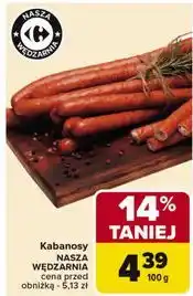Carrefour Kabanosy Nasza Wędzarnia Carrefour oferta
