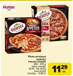Carrefour Pizza grande appetito z szynką i pieczarkami Hortex oferta