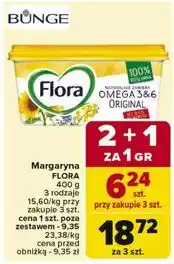Carrefour Margaryna original Flora Omega 3&6 oferta