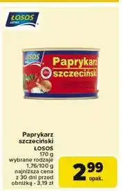 Carrefour Paprykarz szczeciński Łosoś Ustka oferta