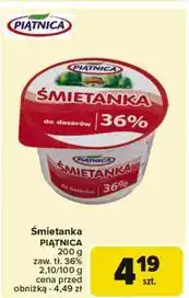Carrefour Śmietanka gęsta 36% Piątnica oferta