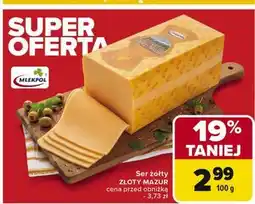 Carrefour Ser złoty mazur Mlekpol oferta