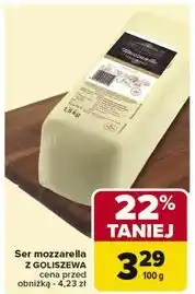 Carrefour Ser mozzarella Ceko Sery Z Goliszewa oferta