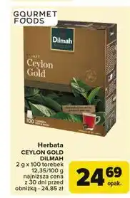 Carrefour Herbata Dilmah Ceylon Gold oferta