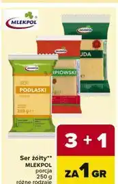 Carrefour Ser kurpiowski - kawałek Mlekpol oferta