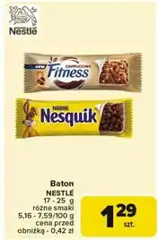 Carrefour Baton cappuccino Fitness (Nestle) oferta