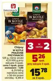Carrefour Chipsy w kotle prażone karmelizowana cebula Przysnacki oferta