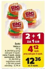 Carrefour Żelki w kształcie hamburgerów Trolli oferta