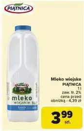 Carrefour Mleko wiejskie 2% Piątnica oferta