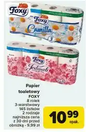 Carrefour Papier toaletowy Foxy Jedwab oferta