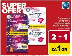 Carrefour Podpaski night Always Sensitive oferta