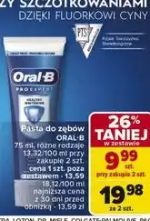 Carrefour Pasta do zębów healthy whitening Oral-B Pro-Expert oferta