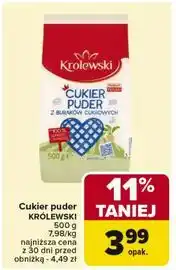Carrefour Cukier puder z buraków cukrowych Królewski oferta