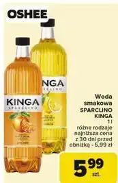 Carrefour Woda orange Kinga Sparclino oferta