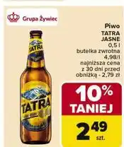 Carrefour Piwo Tatra Jasne Pełne oferta