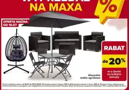 Carrefour Zestaw mebli rattanowych oferta
