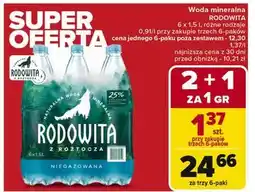 Carrefour Woda niegazowana Rodowita Z Roztocza oferta