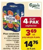 Carrefour Piwo Okocim Radler Pomarańcza Sycylijska Z Limonką 0% oferta