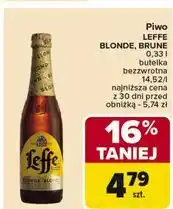 Carrefour Piwo Leffe Brune oferta