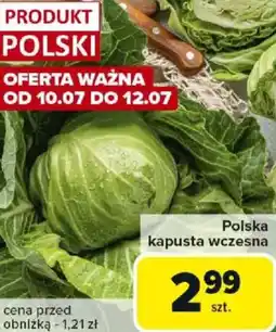 Carrefour Polska kapusta wczesna oferta