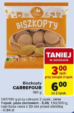 Carrefour Biszkopty CARREFOUR oferta