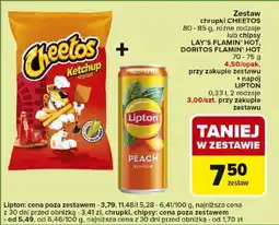 Carrefour Zestaw chrupki CHEETOS + napój LIPTON oferta