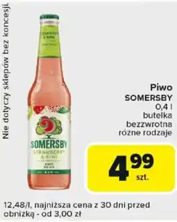 Carrefour Piwo SOMERSBY oferta