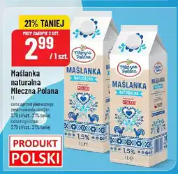 Polomarket Maślanka naturalna Mleczna Polana oferta