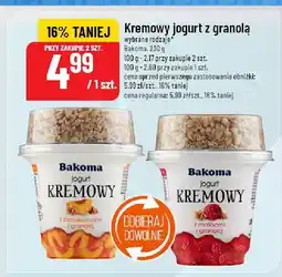 Polomarket Jogurt kremowy z granolą Bakoma oferta