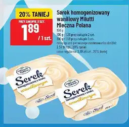 Polomarket Serek homogenizowany waniliowy Milko Mleczna Polana oferta