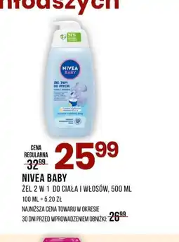 Drogerie Natura Żel do mycia ciała Nivea Baby oferta