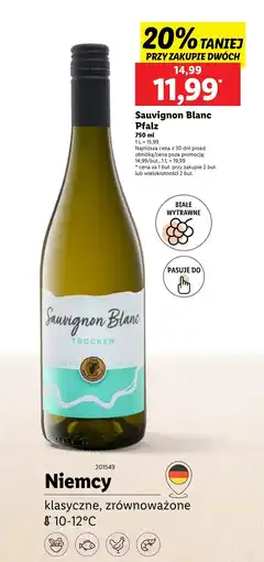 Lidl Wino Białe oferta