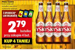Delikatesy Centrum Piwo Tyskie oferta