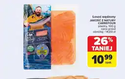 Carrefour Łosoś wędzony Jakość z natury oferta