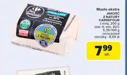 Carrefour Masło Jakość z natury oferta