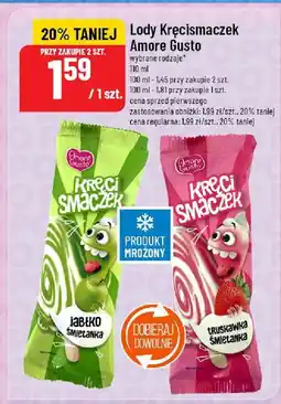 Polomarket Lody Kręcismaczek Amore Gusto jabłko śmietanka lub truskawka śmietanka oferta