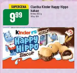 Polomarket Ciastka Kinder Happy Hippo kakao oferta