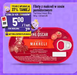 Polomarket Filety z makreli w sosie pomidorowym King Oscar oferta