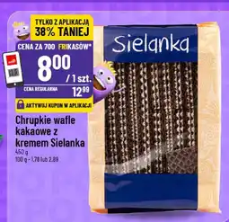 Polomarket Chrupkie wafle kakaowe z kremem Sielanka oferta