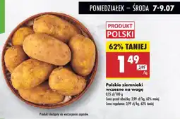 Biedronka Ziemniaki wczesne polskie Biedronka oferta