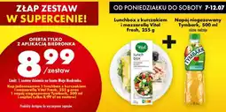 Biedronka Lunchbox z kurczakiem i mozzarellą + napój Tymbark Vital Fresh oferta