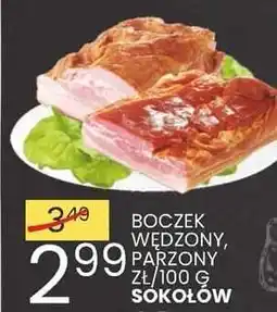 Wafelek Boczek wędzony parzony Sokołów oferta