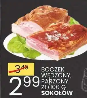 Wafelek Boczek wędzony parzony Sokołów oferta